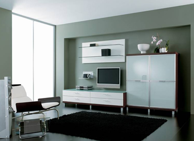 Không gian sang trọng với gam màu trắng và xám