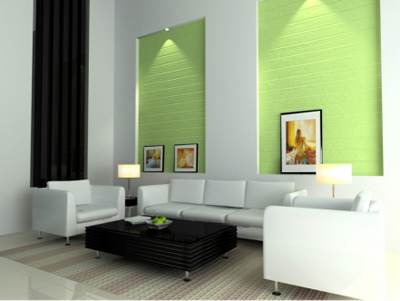 Không gian sang trọng với gam màu trắng và xám