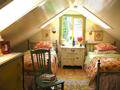 14 cách décor tuyệt đẹp cho phòng tầng áp mái