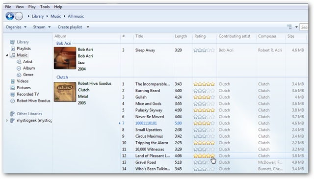 Hướng dẫn sử dụng Windows Media Player 12 trong Windows 7 Hướng dẫn sử dụng Windows Media Player 12 trong Windows 7
