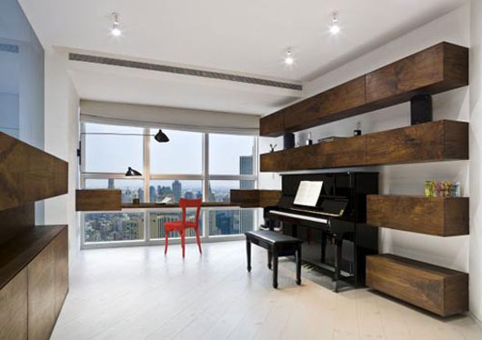 Nội thất phòng chơi nhạc