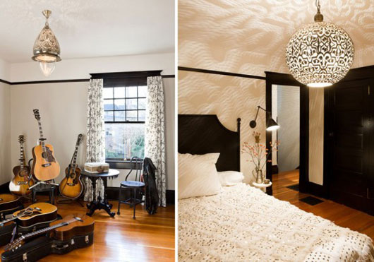 Nội thất phòng chơi nhạc