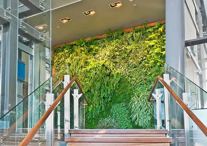 Gần thiên nhiên hơn với tường xanh