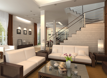 Nội thất sang trọng của biệt thự