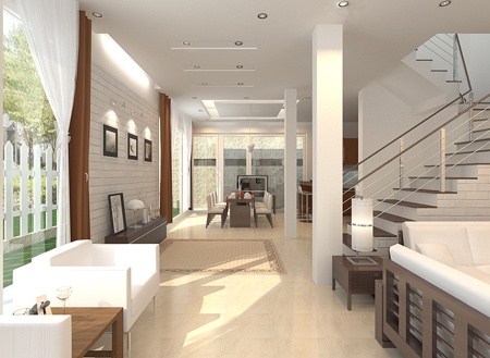 Nội thất sang trọng của biệt thự