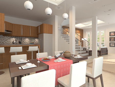 Nội thất sang trọng của biệt thự