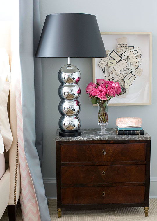 Phối màu: xanh và hồng