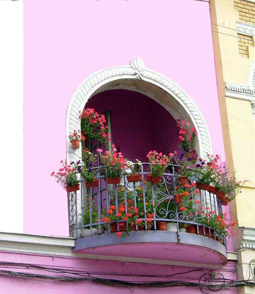 Ban công đẹp cho nhà phố