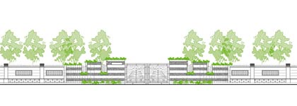 Cổng ngõ trong kiến trúc xây dựng