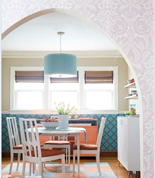 Vẻ đẹp dịu dàng của hoa văn trong décor nhà