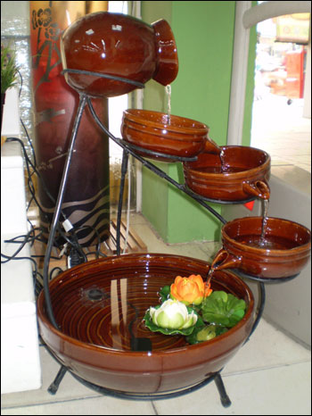 Bố trí thác nước theo phong thủy