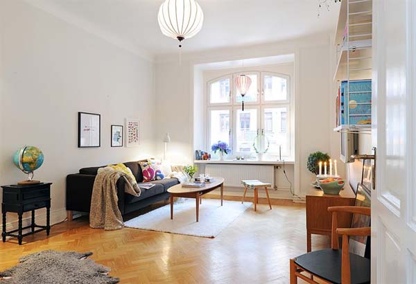 Đầy đủ cho một gia đình trong căn hộ 55m2