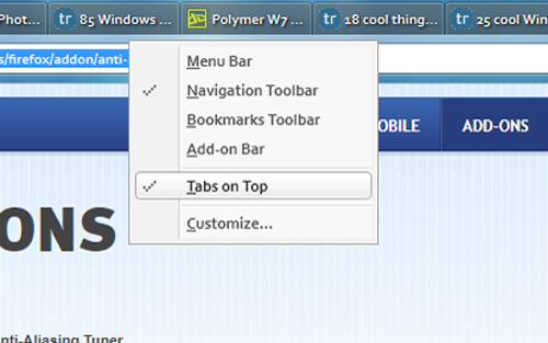 Các thủ thuật tăng tốc và thay đổi giao diện cho Firefox 4