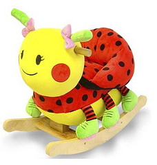 Bập bênh thú bông dễ thương cho bé