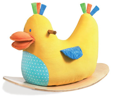 Bập bênh thú bông dễ thương cho bé