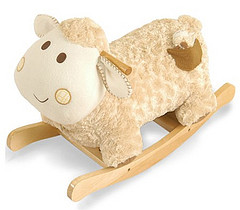 Bập bênh thú bông dễ thương cho bé