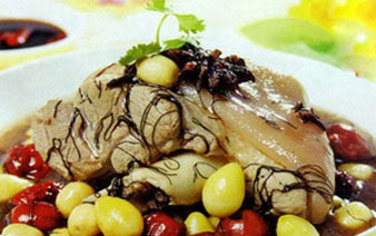 Nấu ăn: Giò heo hầm tóc tiên