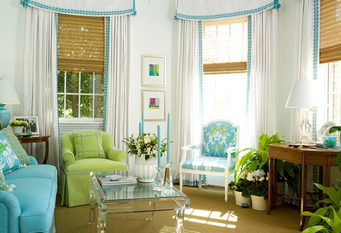 Cách phối màu sắc hoàn hảo cho phòng khách