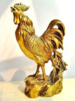 Gà trống phong thủy hóa giải... đào hoa