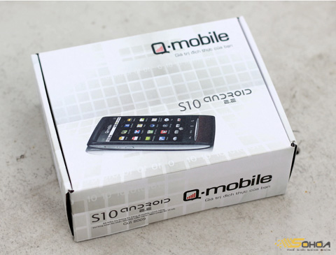 'Đập hộp' Q-mobile S10 chạy Android 2.2 'Đập hộp' Q-mobile S10 chạy Android 2.2