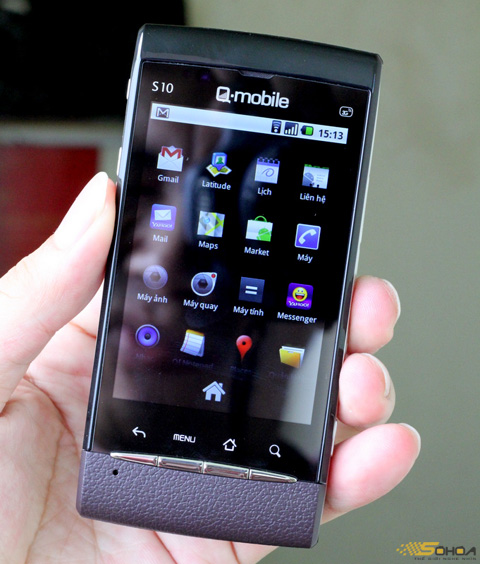 'Đập hộp' Q-mobile S10 chạy Android 2.2