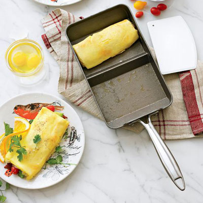 Chảo vuông cho món trứng cuộn thơm ngon