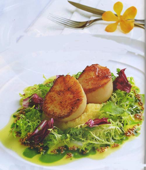 Nấu ăn: Sò điệp áp chảo