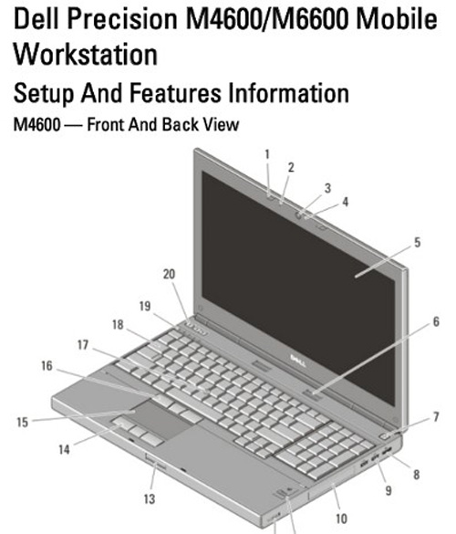 Rò rỉ cấu hình mấy trạm Dell Precision M4600 và M6600