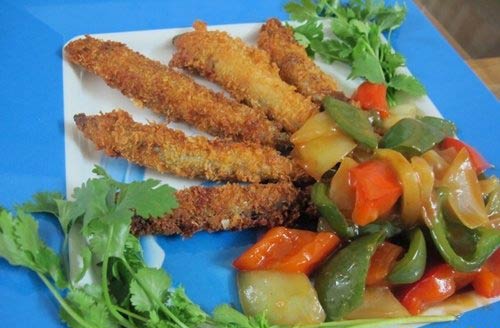 Nấu ăn: Cá trứng chiên sốt chua ngọt