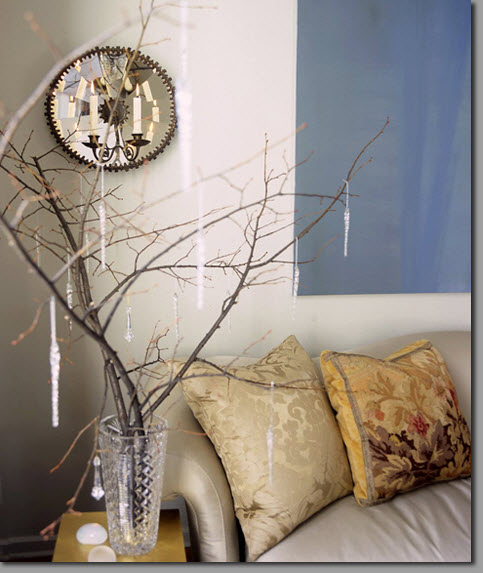 Ý tưởng thú vị trang trí nhà với cành cây