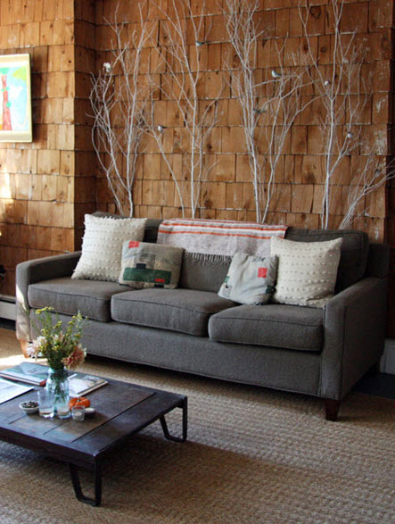 Ý tưởng thú vị trang trí nhà với cành cây