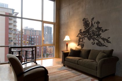 Trang trí nội thất với hình vẽ Tattoo