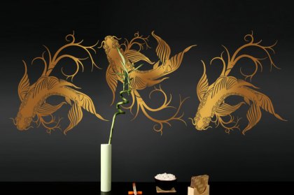 Trang trí nội thất với hình vẽ Tattoo