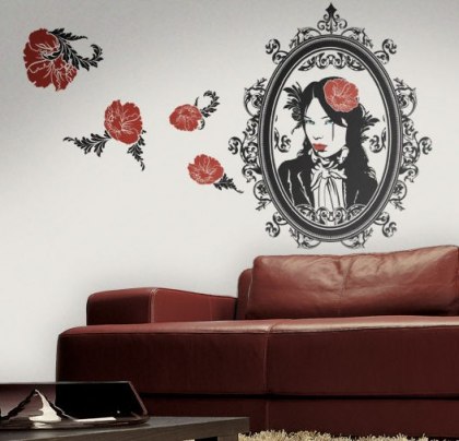 Trang trí nội thất với hình vẽ Tattoo