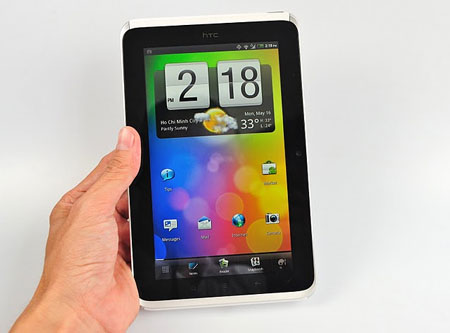 Ngắm m&aacute;y t&iacute;nh bảng HTC Flyer tại Việt Nam