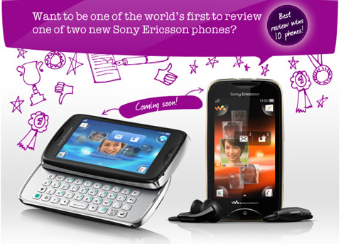 Sony Ericsson tiết lộ bộ đôi TXT Pro và Mix Walkman Sony Ericsson tiết lộ bộ đôi TXT Pro và Mix Walkman
