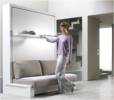 Giường gấp thông minh - tiết kiệm không gian nội thất