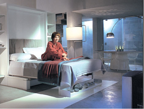 Giường gấp thông minh - tiết kiệm không gian nội thất