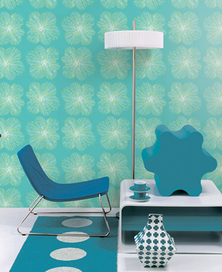 Cách phối màu giấy dán tường