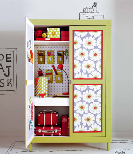 Làm điệu cho chiếc tủ cũ nhà bạn