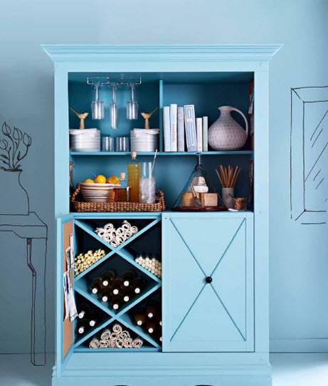 Làm điệu cho chiếc tủ cũ nhà bạn