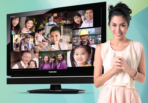 Toshiba Power TV có kích thước lớn hơn Toshiba Power TV có kích thước lớn hơn