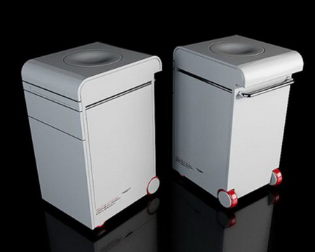 Tủ bếp di động cho không gian nhỏ