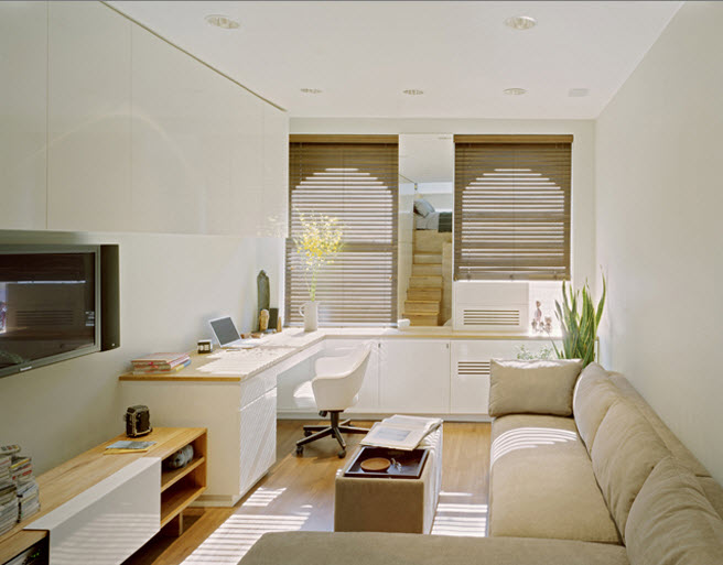 Sắp xếp các không gian trong căn hộ 40m2