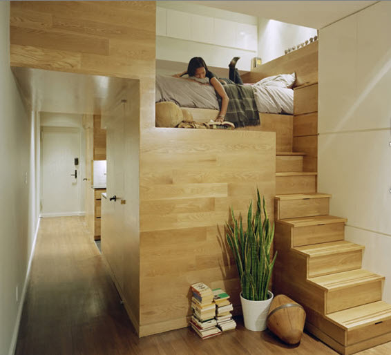 Sắp xếp các không gian trong căn hộ 40m2