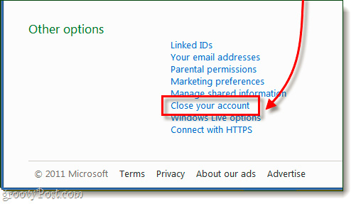 Hướng dẫn xóa tài khoản Hotmail hoặc Windows Live