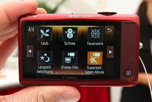 Ảnh máy compact cảm ứng cao cấp nhất của Canon