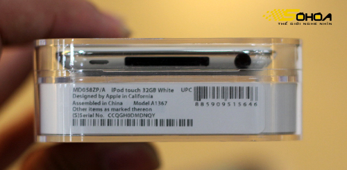 Đập hộp iPod Touch trắng