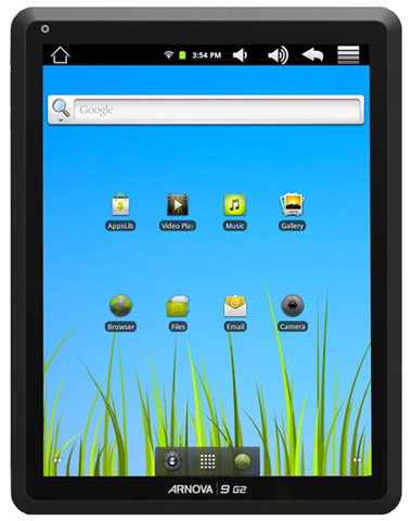 Archos Arnova 9 G2 tablet giá rẻ sử dụng chip ARM Archos Arnova 9 G2 tablet giá rẻ sử dụng chip ARM