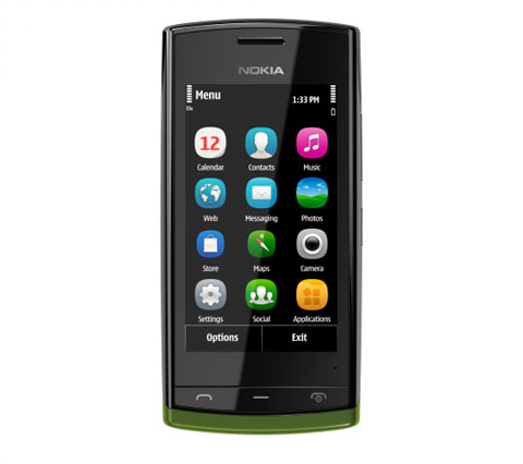 Nokia 500 với vi xử lý 1GHz.